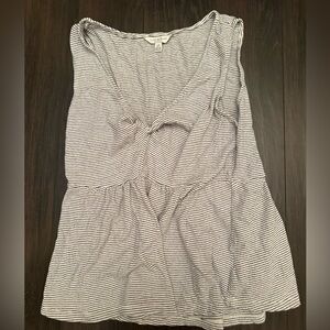 Lucky Brand | twist front peplum top | sz small